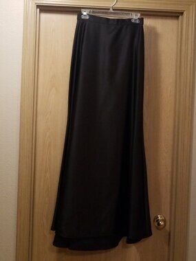 Tadashi Silk Fishtail Maxi Skirt